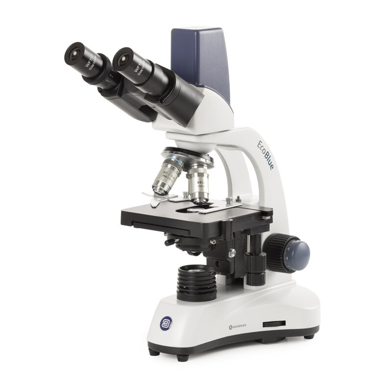 Euromex Microscoop EC.1657, bino, Digitaal, 40x-600x, DL, LED, 10x/18 mm, Kruistafel, 5 MP