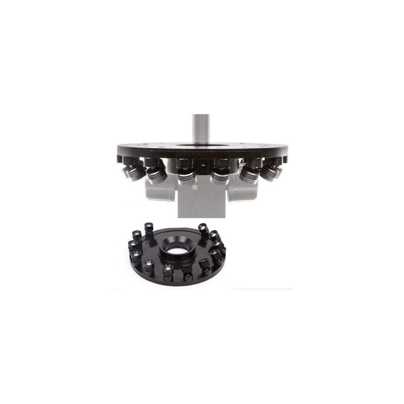 Euromex Iluminador anular MZ.4735, 12x 1W LED, ángulo ajustable