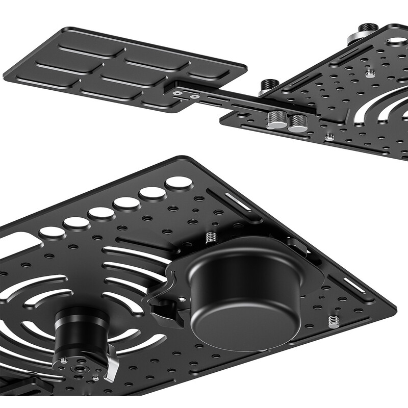 Leofoto Mounting LCH-3 Kit laptop holder with mousepad and cup holder