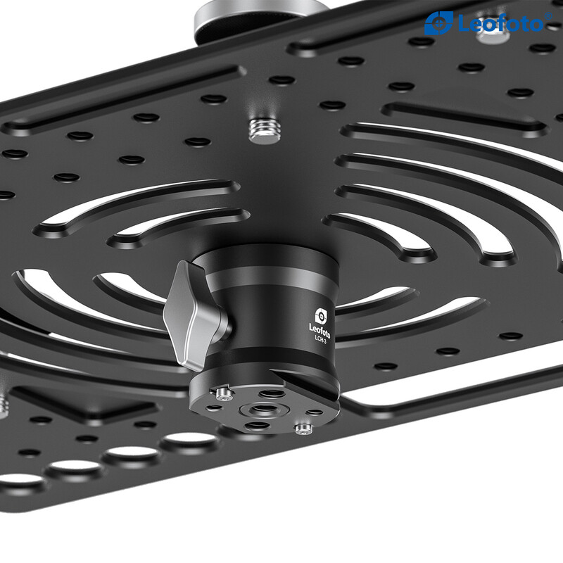 Leofoto Mounting LCH-3 Kit laptop holder with mousepad and cup holder