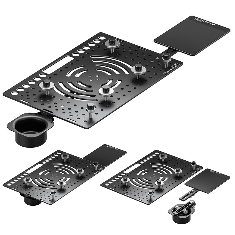 Leofoto Mounting LCH-3 Kit laptop holder with mousepad and cup holder