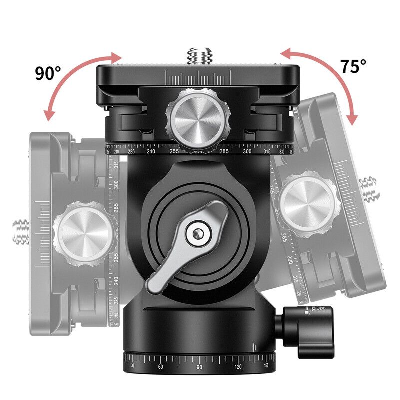 Leofoto Video tilt head BV-0R black