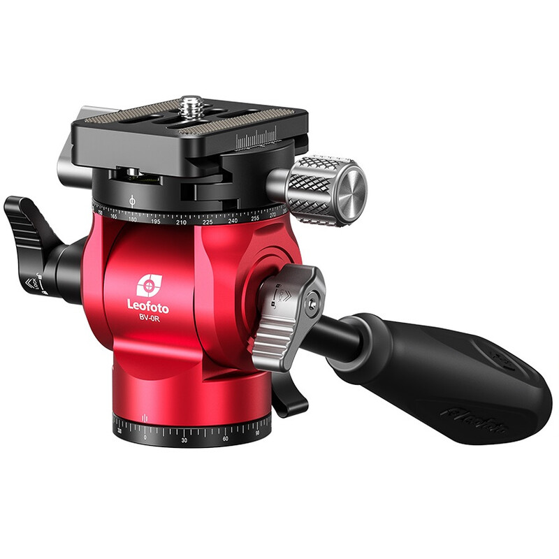 Leofoto Video tilt head BV-0R red