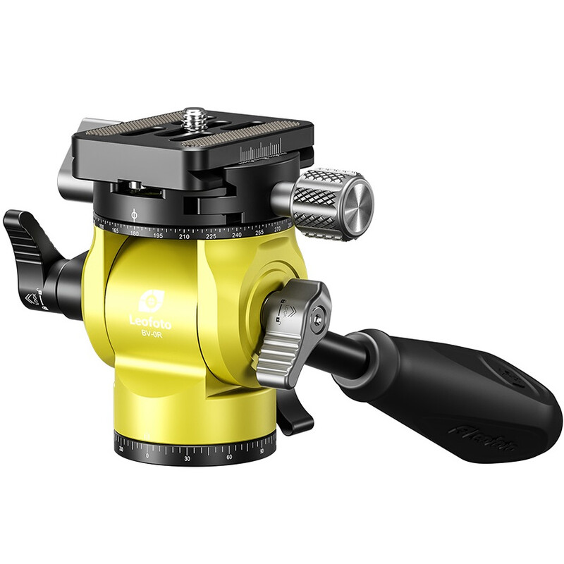 Leofoto Video tilt head BV-0R yellow