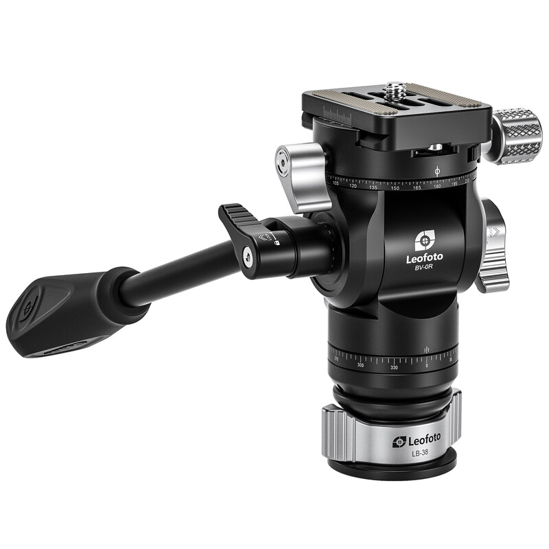 Leofoto Carbon tripod LY-224C Mr.Y + Video tilt head BV-0R + Levelling system LB-38 black