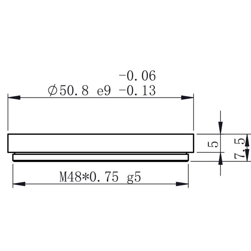 Pierro Astro Adattatori per lenti DSLR Adapter Canon EOS - T2 con ZWO portafiltro