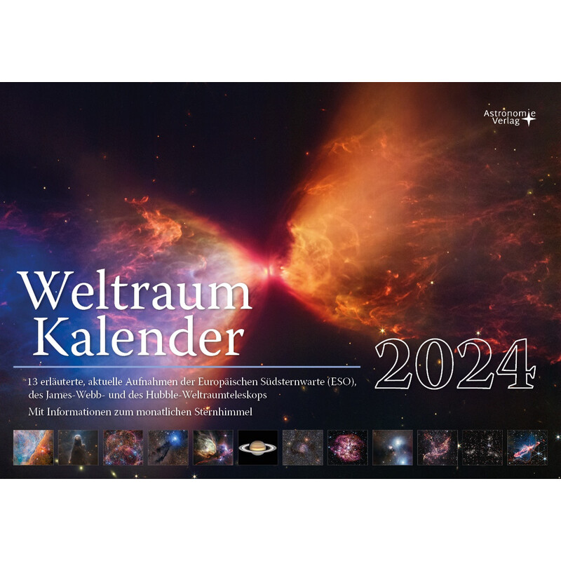 Astronomie-Verlag Calendario Weltraum-Kalender 2024