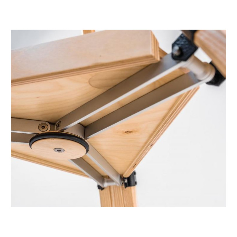 Berlebach Treppiede-Legno Report modello 172, con portaoggetti