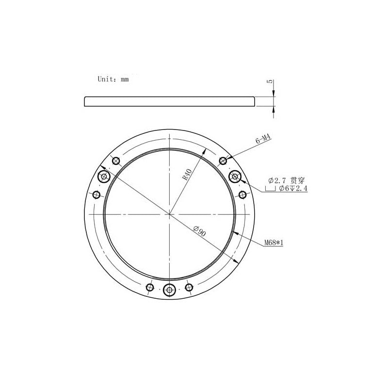 ZWO Inclinatore M68