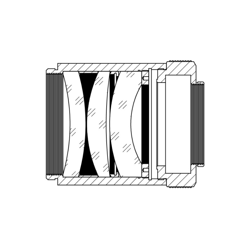 TS Optics Flattener/verkleiner 0,8x