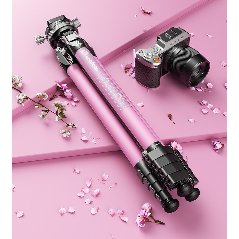 Leofoto Carbon tripod LY-265CF Mr. Y pink