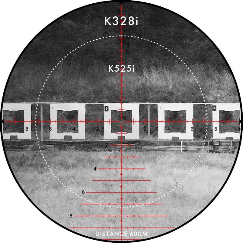 Kahles Mira telescópica K328i 3,5-28x50 SKMR+, ccw, izquierda