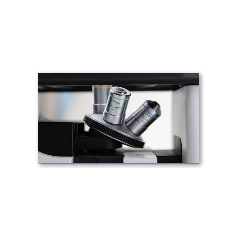 Optika Inverted microscope IM-300, trino, PH, 100-400x, IOS LWD W-PLAN PH, N.A. 0.3, X-LED8