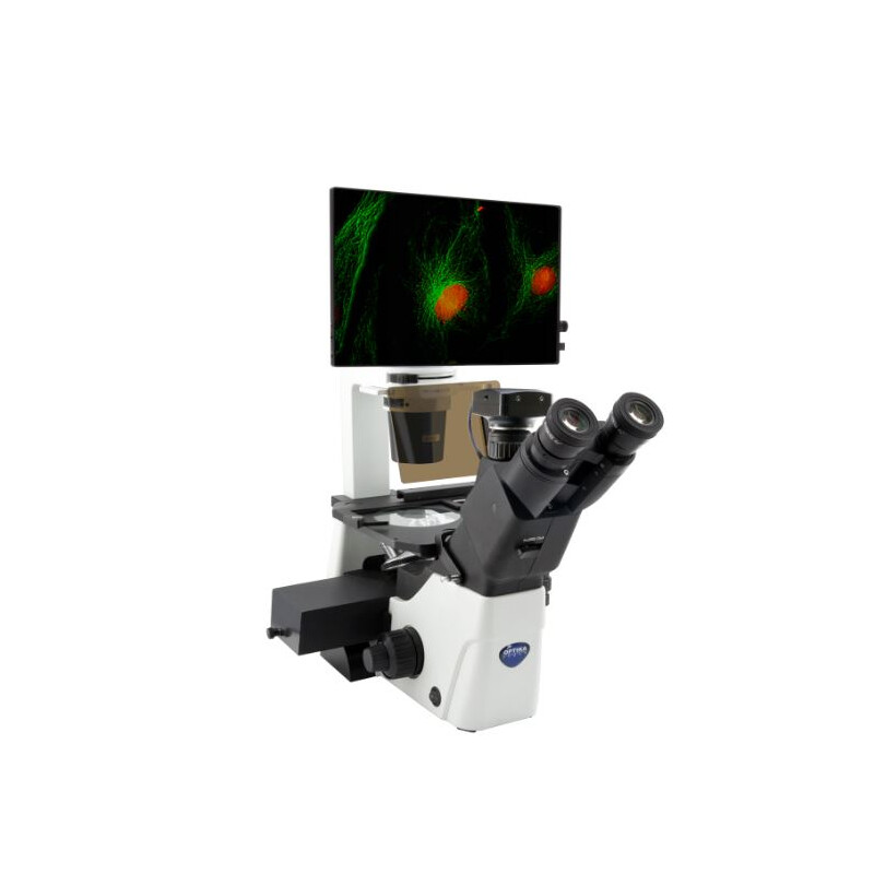 IM-300LD4D Digitale omgekeerde LED-fluorescentiemicroscoop, 400x, IOS LWD PLAN F, 4 lege filtersetsleuven