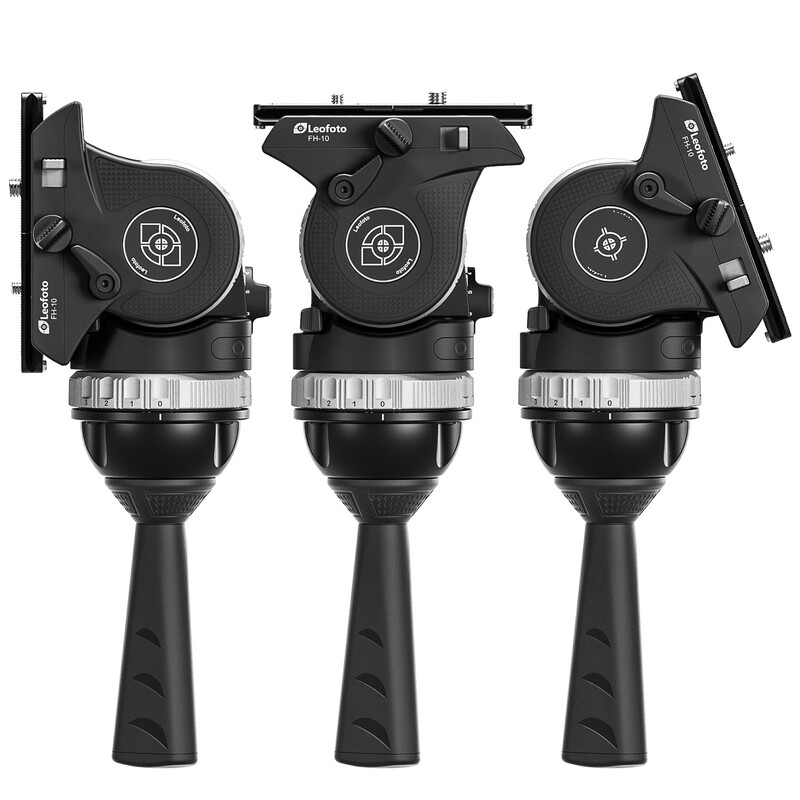 Leofoto Carbon tripod LVF-163C + FH-10 Videostativset