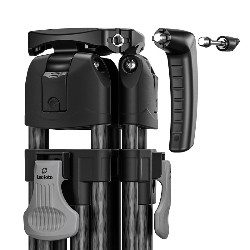 Leofoto Carbon tripod LVF-163C + FH-10 Videostativset