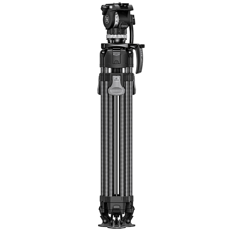 Leofoto Carbon tripod LVF-163C + FH-10 Videostativset