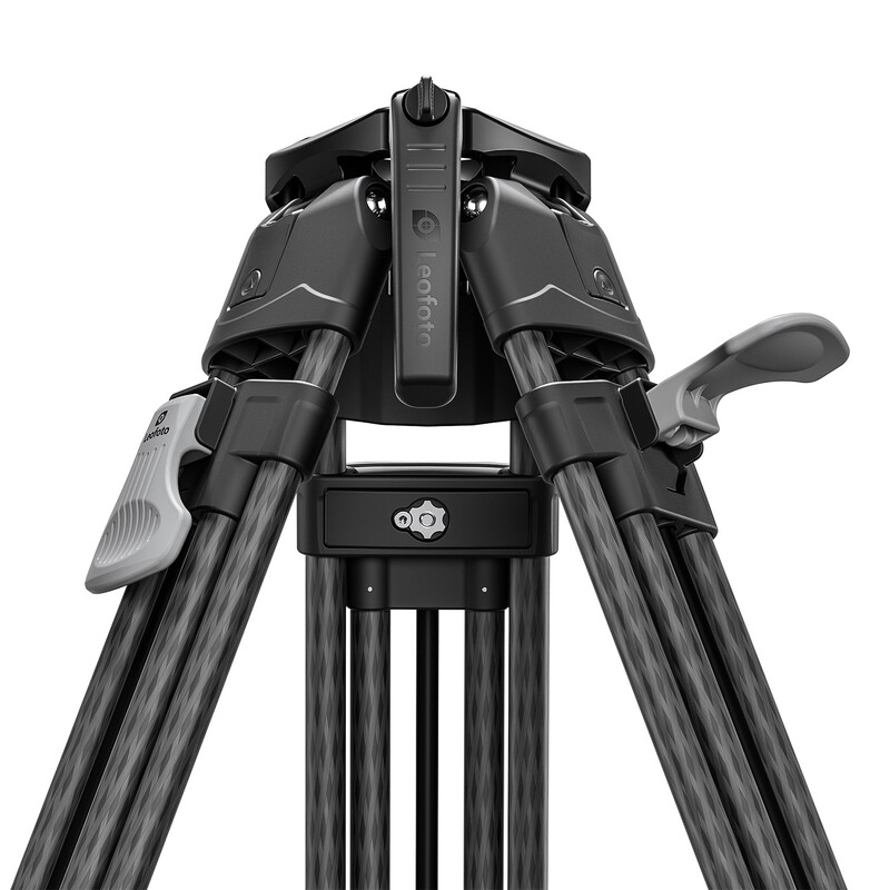 Leofoto Carbon tripod LVF-163C + FH-10 Videostativset