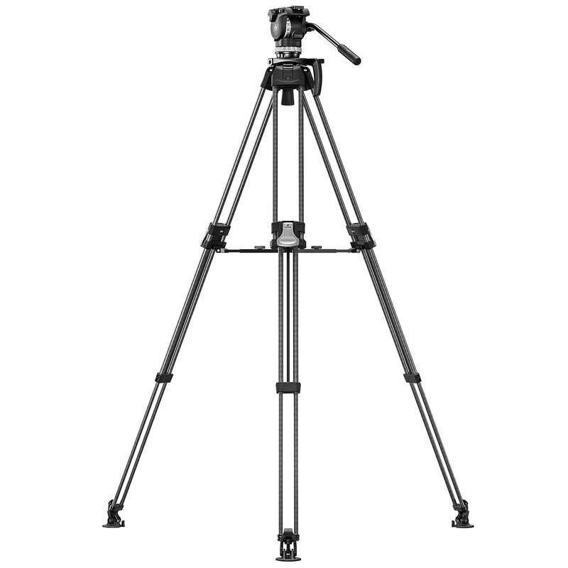 Leofoto Carbon tripod LVF-163C + FH-10 Videostativset