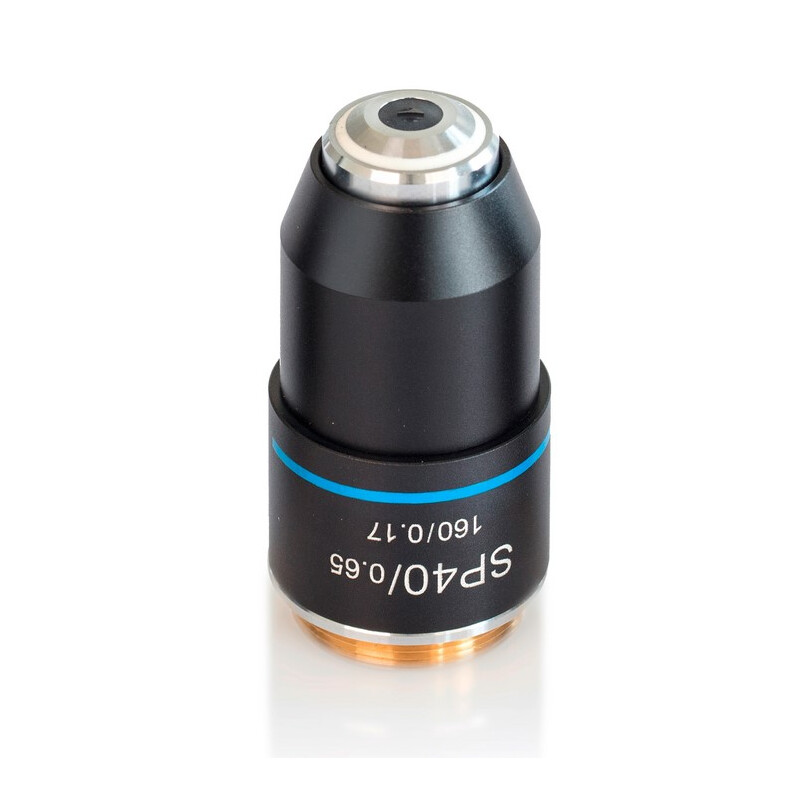 Kern Objective, OBB-A1564, e-plan, achromatic, 40x/0.65, w.d. 0.85mm, spring-loaded, anti-fungus