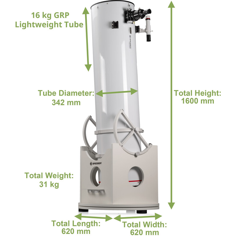 Bresser Dobson telescope N 305/1525 Messier Hexafoc Dob