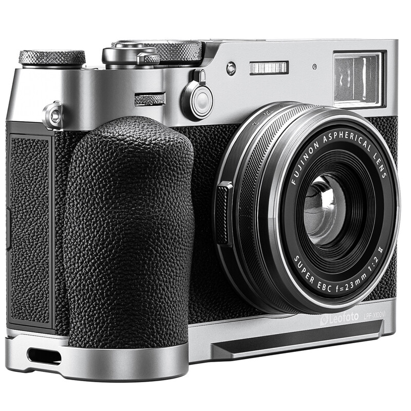 Leofoto LPF-X100VI silver grip for Fujifilm Finepix X100 VI