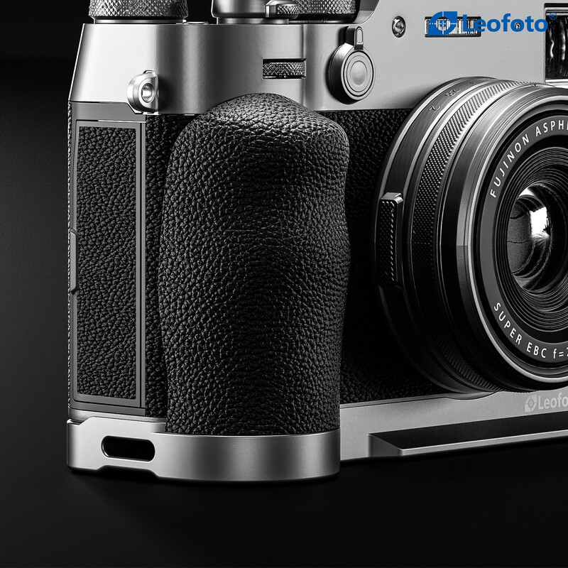 Leofoto LPF-X100VI silver grip for Fujifilm Finepix X100 VI
