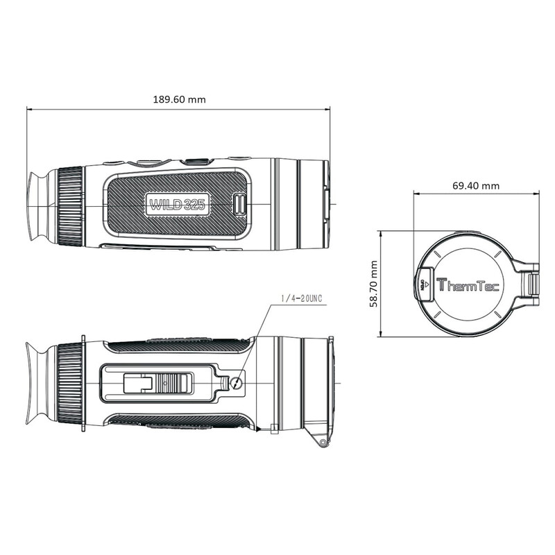 ThermTec camera termica Wild 325