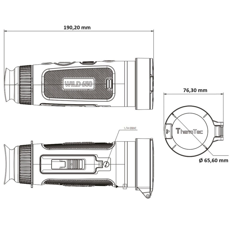 ThermTec camera termica Wild 650