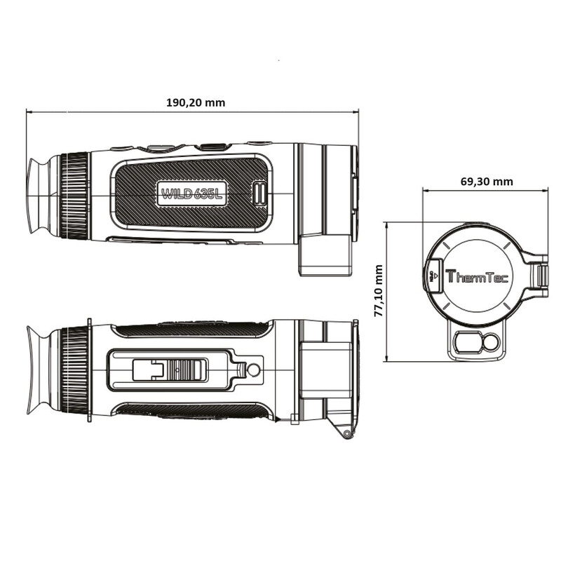 ThermTec Wild 635L Thermal Imaging Camera Laser Rangefinder