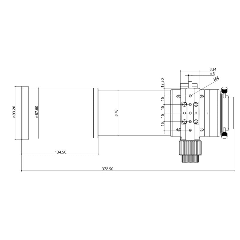 Askar Refractor apocromático AP 71/490 71F Flatfield