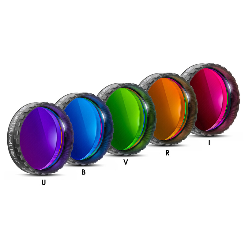 Baader Filters UBVRI Bessel photometric SET 1,25"
