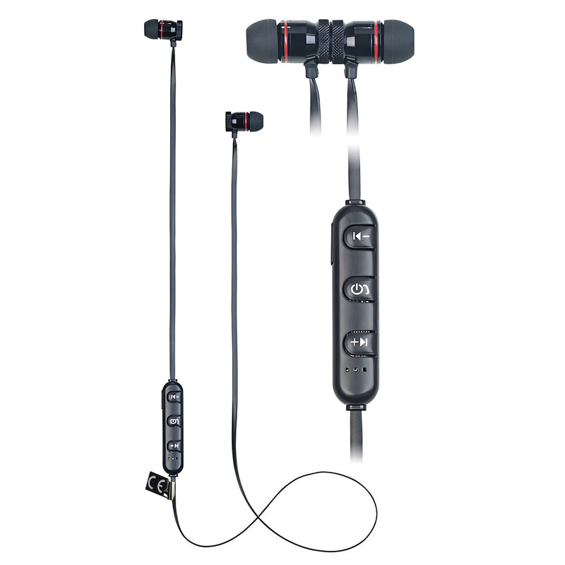 Auvisio Bluetooth in-ear Stereo-Headset met magneet, Bluetooth 5.0