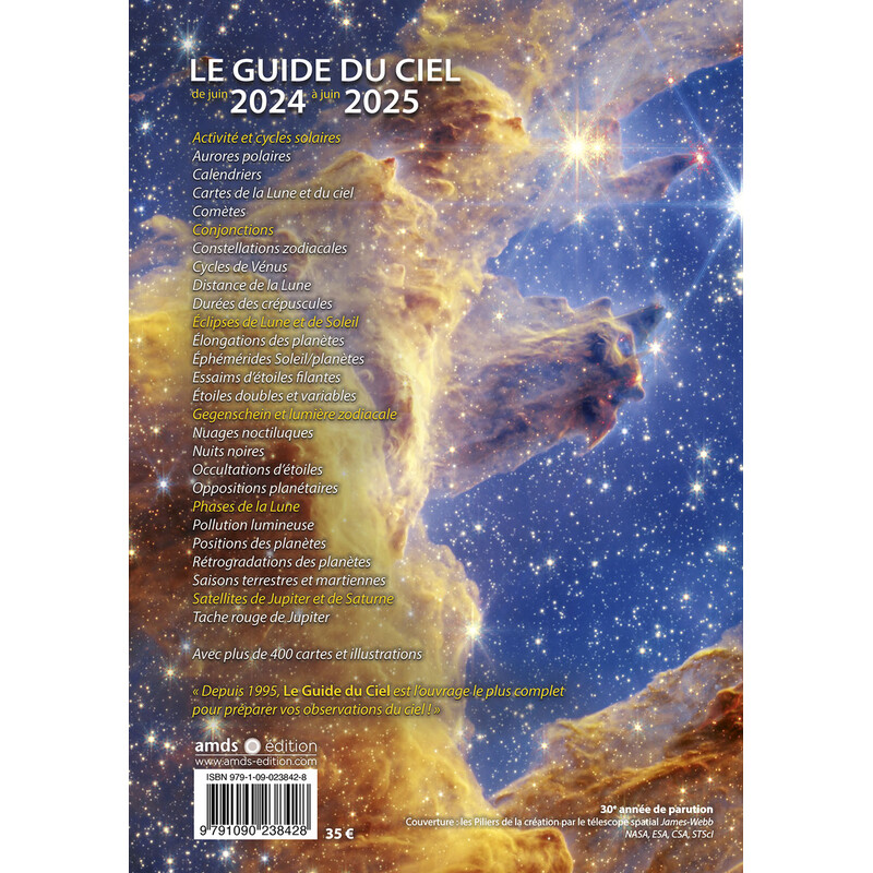 Amds édition  Almanac The Sky Guide 2024-2025