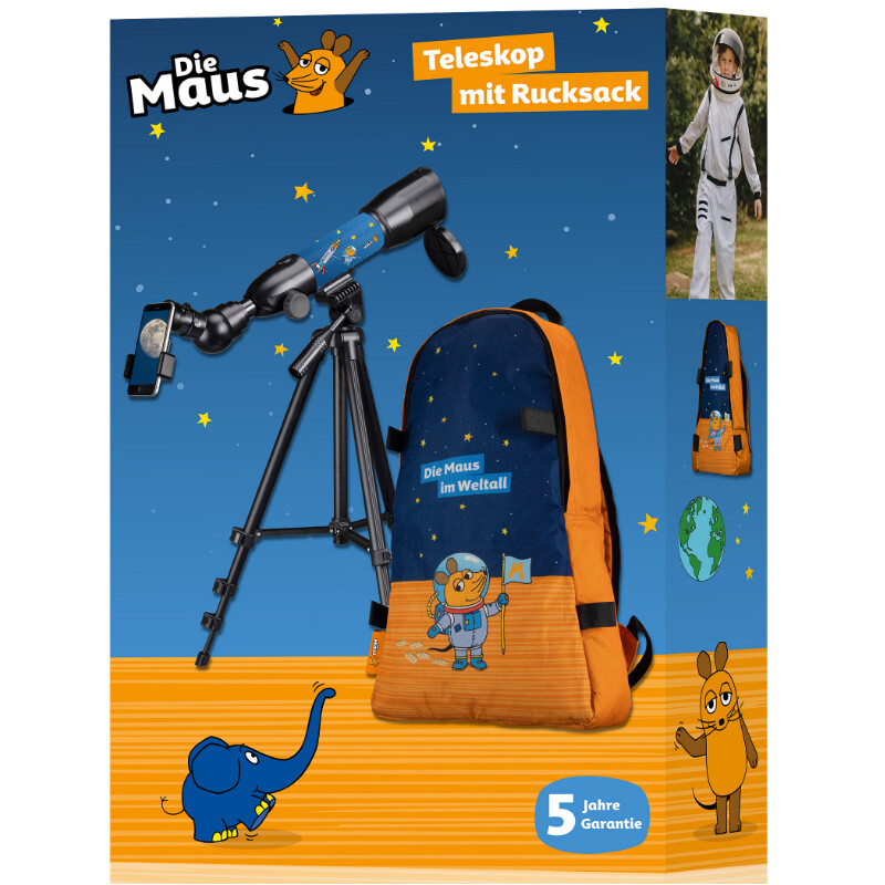 DieMaus Telescope AC 50/350 with Backpack