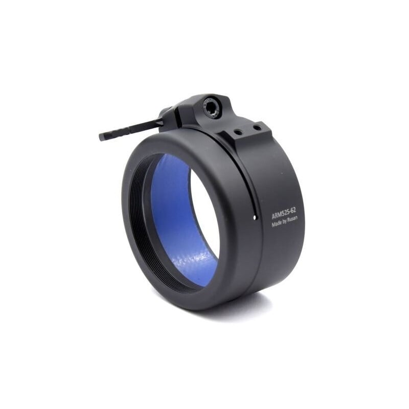 Rusan Adaptador de sujeción Q-R M52x0,75 rosca interior Short para diámetro exterior de 57 mm