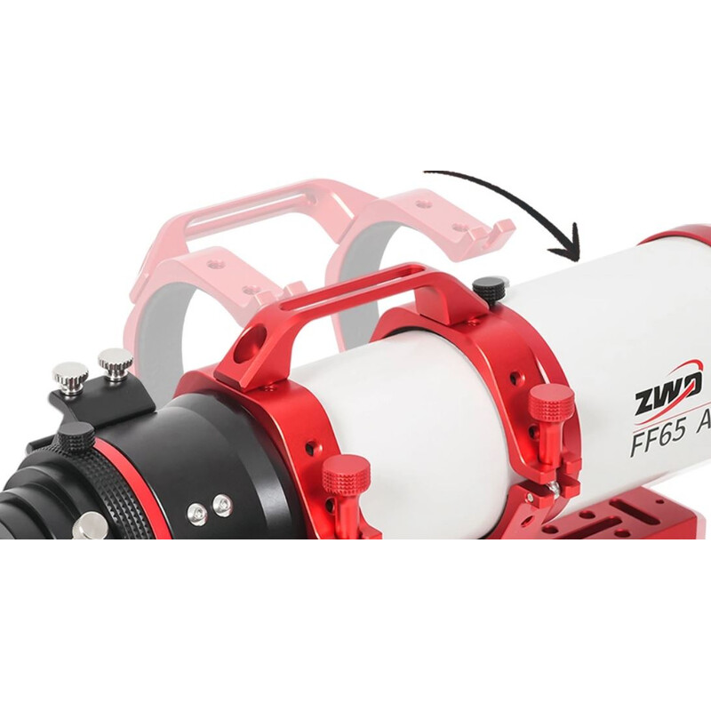 ZWO Refractor apocromático AP 65/416 FF65