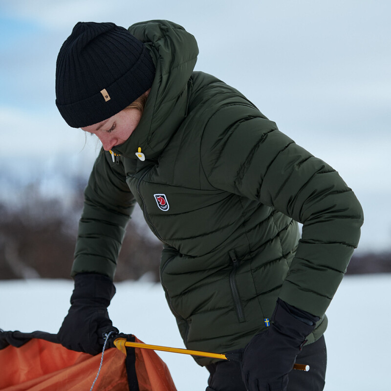 Fjällräven Expedition Pack Down Hoodie W, 662 Deep Forest, size M