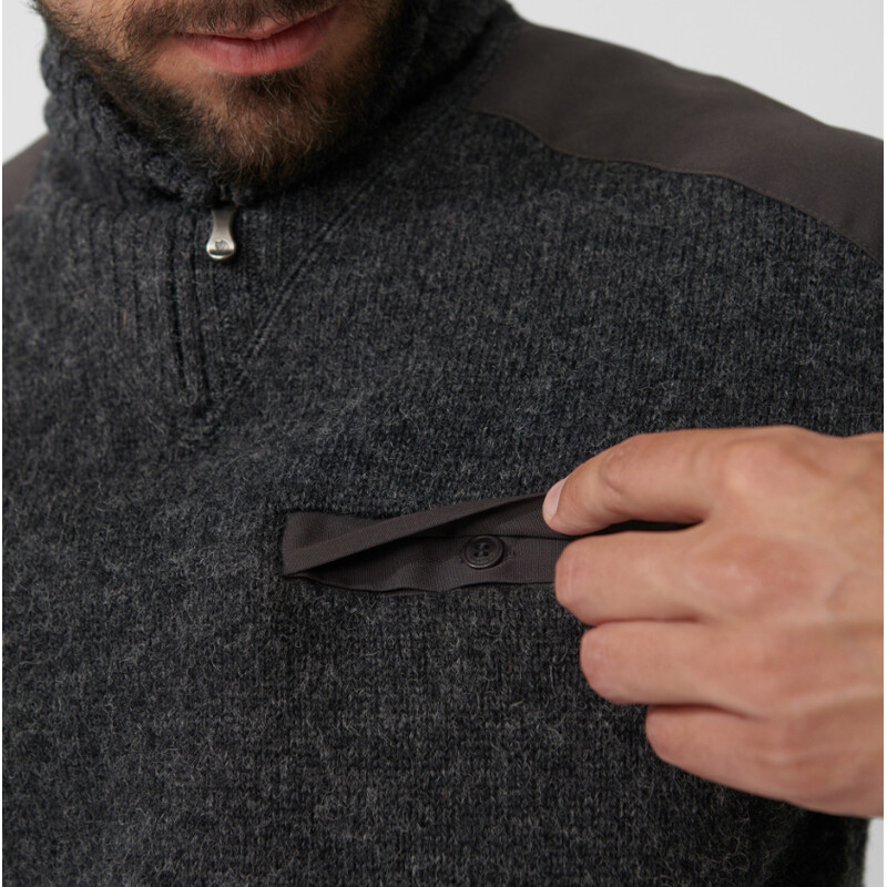 Fjällräven Jersey Koster M, 030 Gris oscuro, M