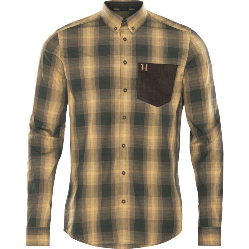Härkila Akkan Shirt, Yellow/Black size L