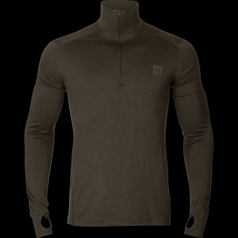 Härkila Base All Season half zip Shadow brown, size XL