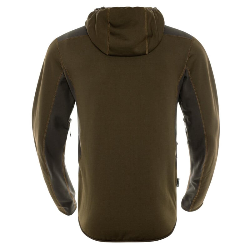 Härkila Deer Stalker Fleece Hoodie, Willow green/Shadow brown, size XL