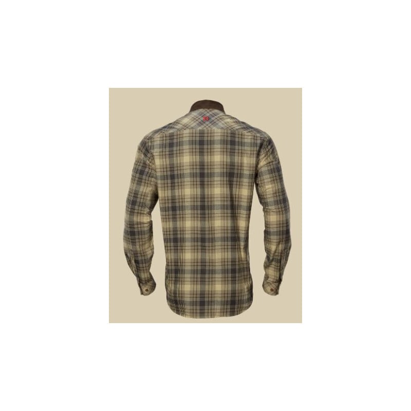Härkila Camicia Driven Hunt, fantasia a quadri teck chiaro, taglia M
