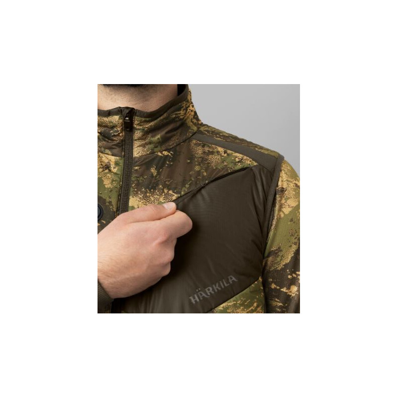 Härkila Heating Vest Camo, AXIS MSP®Forest green, size XL