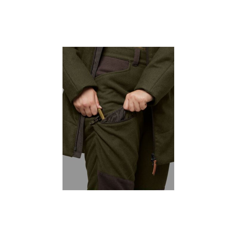 Härkila Metso dames winterbroek, Willow green/Shadow brown, maat 42