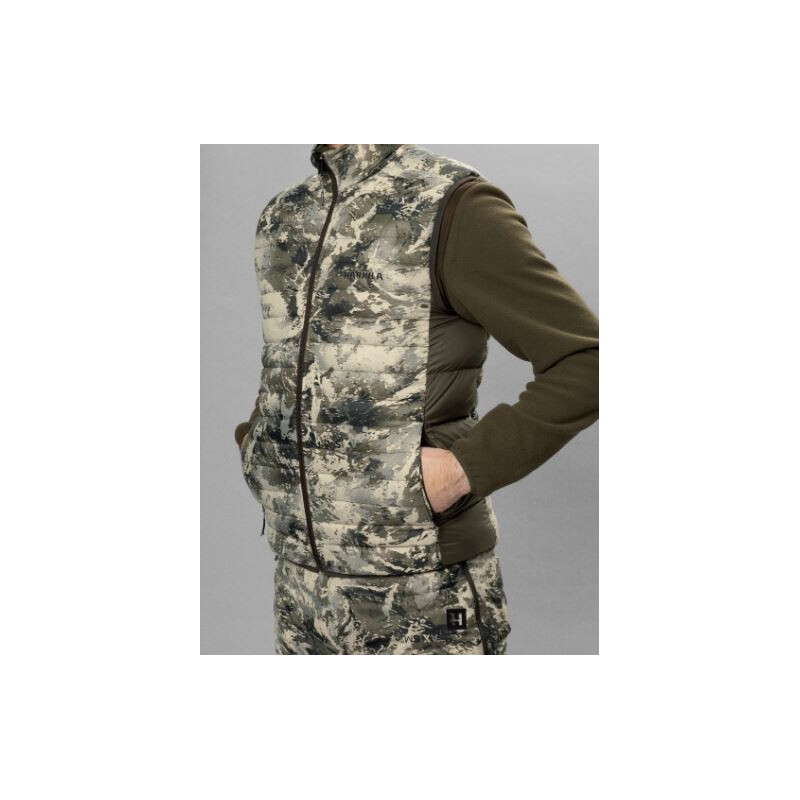 Härkila Gilet Mountain Hunter Expedition rev. Down AXIS MSP Mountain/Shadow brown, M