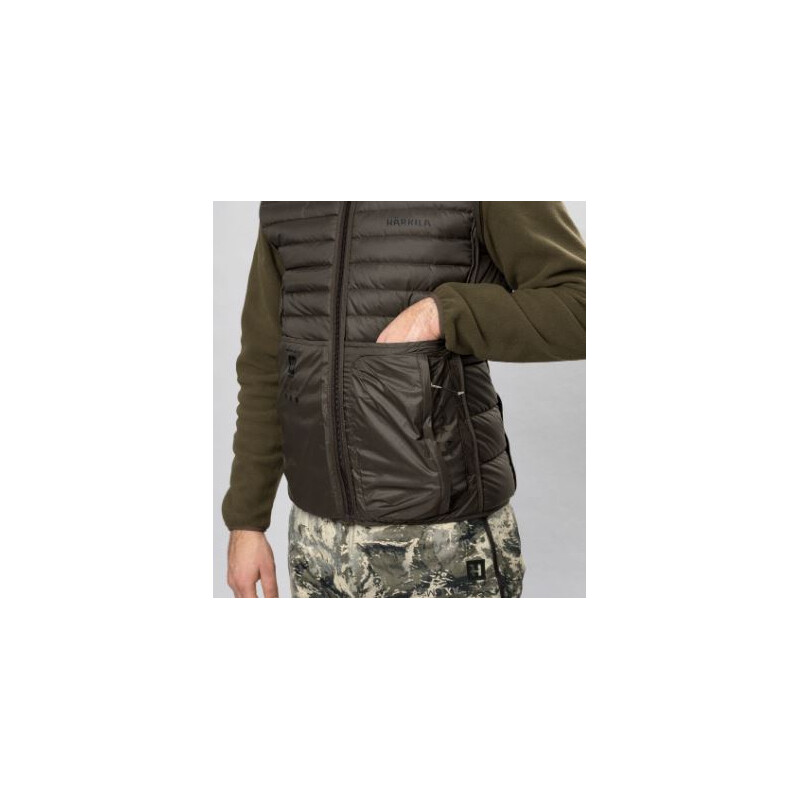 Härkila Gilet Mountain Hunter Expedition rev. Down AXIS MSP Mountain/Shadow brown, M