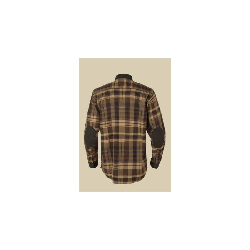 Härkila Camicia Pajala, beige/marrone, taglia S