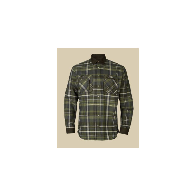 Härkila Pajala shirt, Olive check, size M