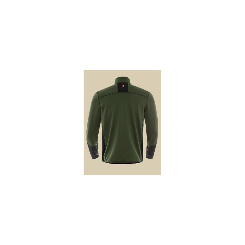 Härkila Scandinavian Fleecejacke, Duffel green/Black, taglia XXL